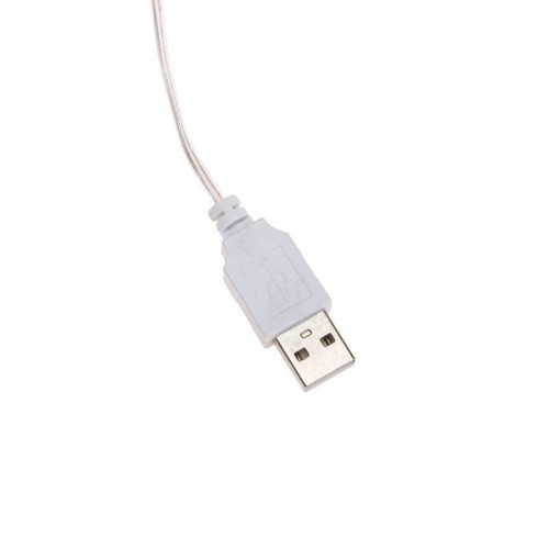 Фонарики тайские Перламутр 5м 25LED тепл. бел. питание USB прозр. ПВХ Neon-Night 304-010