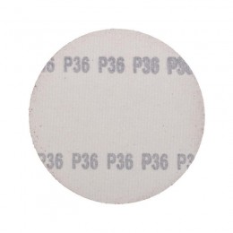 Диск абразивный на ворсовой основе на липучке без отверстий P36 125мм (уп.10шт) Kranz KR-91-1143