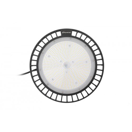 Светильник светодиодный ДСП IB 10 S 150W VW 850 BK D298xH112мм 150Вт 5000К IP65 High Bay подвес черн. Русский Свет 16091023047