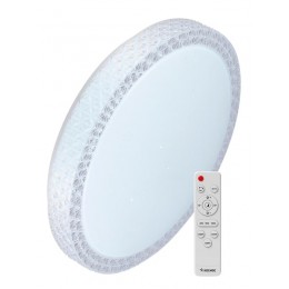 Светильник светодиодный PREMIUM SAPHIR 75Вт 230В 3000-6500К 6000лм IP40 495х115мм настенно-потолочный управляемый с пультом ДУ КОСМОС KSSaph75W