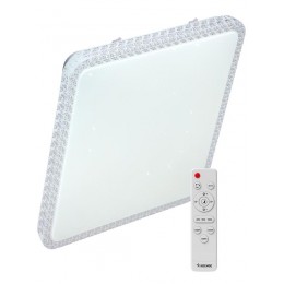 Светильник светодиодный PREMIUM MYSTERY QUADRO 75Вт 230В 3000-6500К 6000лм IP40 530х530х70мм настенно-потолочный управляемый с пультом ДУ КОСМОС KSMystQD75W