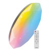 Светильник светодиодный PREMIUM DIAMOND-RGB 75Вт 230В 3000-6500К 6000лм IP40 502х83мм настенно-потолочный управляемый с пультом ДУ с RGB подсветкой КОСМОС KSDiamRGB75W
