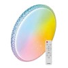 Светильник светодиодный PREMIUM MYSTERY RGB 75Вт 230В 3000-6500К 6000лм IP40 495х85мм настенно-потолочный управляемый с пультом ДУ с RGB подсветкой КОСМОС KSMystRGB75W
