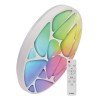 Светильник светодиодный PREMIUM SHELL RGB 75Вт 230В 3000-6500К 6000лм IP40 500х80мм настенно-потолочныйуправляемый с пультом ДУ с RGB подсветкой КОСМОС KSShelRGB75W