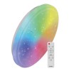Светильник светодиодный PREMIUM FROST-RGB 75Вт 230В 3000-6500К 4400лм IP40 495х85мм настенно-потолочный управляемый с пультом ДУ с RGB подсветкой КОСМОС KSFrosRGB75W