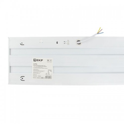 Светильник светодиодный ДВО 4114-L 36Вт 6500К 1195х180х19 опал EKF LPL-4114-L-36-6500