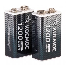 Аккумулятор крона Li-ion 9В 1200мАч (блист.1шт) КОСМОС KOCLi9V1200mAh1BL