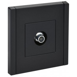 Розетка TV оконечная FORTE&PIANO FP128 черн. IEK FP-A10-O-K02