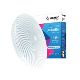 Светильник светодиодный Classic AURORA 18Вт 230В 6500К 1170лм 253х55мм настенно-потолочный КОСМОС KCAuro18W_6500