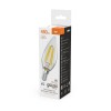 Лампа светодиодная филаментная Basic Filament 4Вт Свеча 3000К E14 480лм GAUSS 50312142