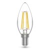 Лампа светодиодная филаментная Basic Filament 4Вт Свеча 3000К E14 480лм GAUSS 50312142