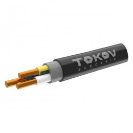 Кабель TOKOV ELECTRIC ППГнг(А)-HF 3х2.5 ОК (N PE) 0.66кВ (уп.100м) ТХМ00409106