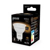 Лампа светодиодная Black 7Вт MR16 софит 3000К тепл. бел. GU10 600лм GAUSS 101506107