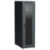 Шкаф сетевой 19дюйм LINEA N 42U 600х1000мм стеклянная передняя дверь черн. ITK LN05-42U61-G