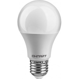 Лампа светодиодная 61 141 OLL-A60-12-230-6.5K-E27 12Вт грушевидная ОНЛАЙТ 61141