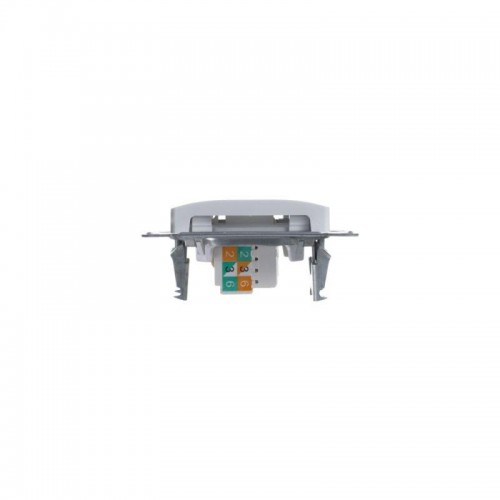 Розетка компьютерная 2-м Glossa RJ45 кат.5E механизм бел. SE GSL000185KK
