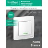Выключатель 1-кл. СП Blanca 6А IP20 (сх. 1) 250В с подсветкой бел. SE BLNVS006111