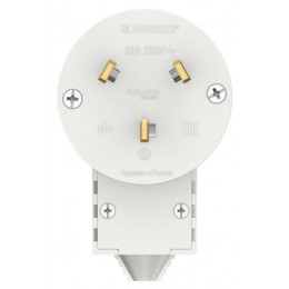 Вилка силовая СП Blanca 2P+E 32А 250В бел. SE BLNSV003231