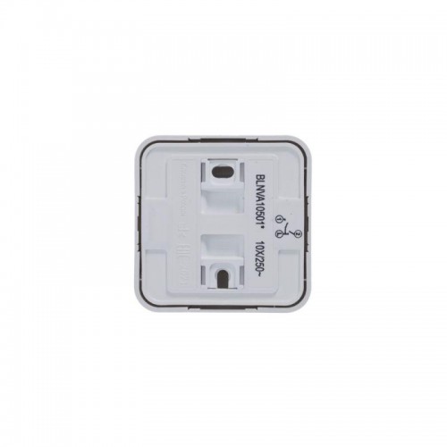 Выключатель 2-кл. ОП Blanca 10А IP20 (сх. 5) 250В с изолир. пластиной бел. SE BLNVA105011
