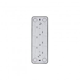 Розетка 4-м ОП Blanca 16А IP20 250В без заземл. без защ. шторок с изолир. пластиной антрацит SE BLNRA000416