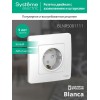 Розетка 1-м СП Blanca 16А IP20 250В с заземл. защ. шторки бел. SE BLNRS001111