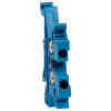 Клемма проходная OptiClip TB 2.5 I BU 24А (0.5-4) син. КЭАЗ 249854