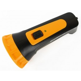 Фонарь аккумуляторный LED3804M 4LED аккум. SLA 220В пластик. черн./желт. (кор.) Ultraflash 12867