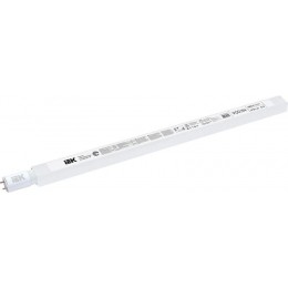 Лампа светодиодная 10Вт T8 линейная 4000К нейтр. бел. G13 230В IEK LLE-T8-10-230-40-G13