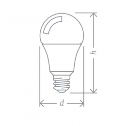 Лампа светодиодная 61 478 NLL-A60-12-24/48-4K-E27 12Вт грушевидная матовая 4000К нейтр. бел. E27 1000лм 24-48В низковольтная Navigator 61478