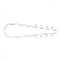 Дюбель-хомут d5-10мм для круглого кабеля бел. (уп.100шт) PROxima EKF plc-ncc-5x10w