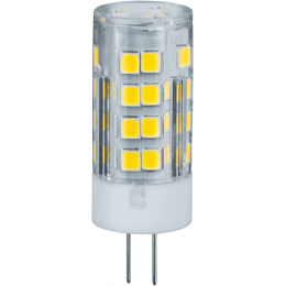 Лампа светодиодная 61 484 NLL-P-G4-5-230-4K 5Вт прозрачная 4000К нейтр. бел. G4 420лм 220-240В Navigator 61484