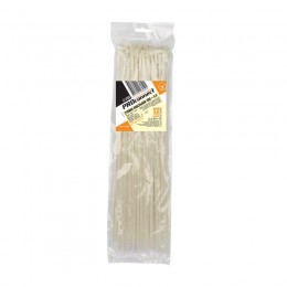 Хомут кабельный 4.8х400 нейл. бел. (уп.100шт) PROCONNECT 57-0400