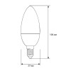 Лампа светодиодная LED-C35-7W-E14-4500K 