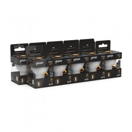 Лампа светодиодная Black 5Вт MR16 софит 3000К тепл. бел. GU10 500лм диммир. GAUSS 101506105-D