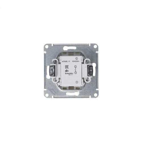 Выключатель 1-кл. СП AtlasDesign 10А IP20 (сх. 1) 10AX механизм алюм. SE ATN000311