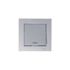 Выключатель 1-кл. СП AtlasDesign 10А IP20 (сх. 1а) 10AX с подсветкой механизм алюм. SE ATN000313
