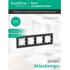 Рамка 4-м AtlasDesign универс. карбон SE ATN001004