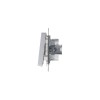 Переключатель проходной 1-кл. СП AtlasDesign 10А IP20 (сх. 6) 10AX механизм алюм. SE ATN000361