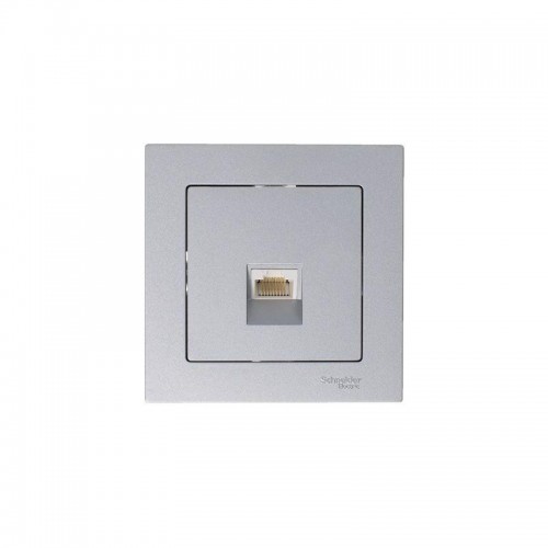 Розетка компьютерная 1-м AtlasDesign RJ45 кат.5E механизм алюм. SE ATN000383