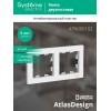 Рамка 2-м AtlasDesign универс. бел. SE ATN000102