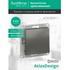 Выключатель 1-кл. СП AtlasDesign 10А IP20 (сх. 1) 10AX механизм сталь SE ATN000911