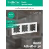 Рамка 3-м AtlasDesign универс. бел. SE ATN000103