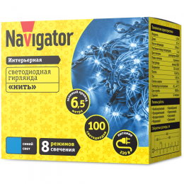 Гирлянда светодиодная 61 806 NGF-S01-100B-5-6.5m-230-C8-G-IP20 Navigator 61806