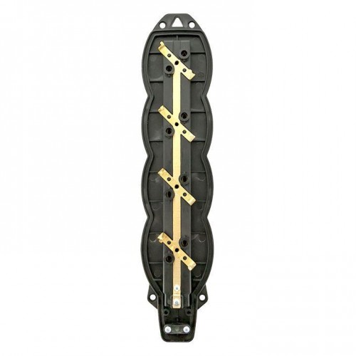 Колодка 4-м 16А IP44 2P+PE 230В с защ. крышками каучук Basic EKF RPS-020-16-230-44