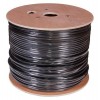 Кабель витая пара F/UTP кат.5e 4х2х24AWG solid PE OUTDOOR черн. (м) Rexant 01-0146