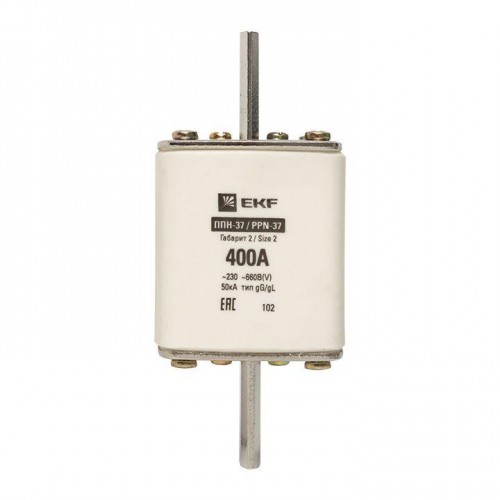 Вставка плавкая ППН-37 400/400А габарит 2 PROxima EKF fus-37/400