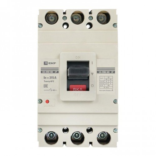 Выключатель автоматический 3п 400/315А 42кА ВА-99М PROxima EKF mccb99-400-315m