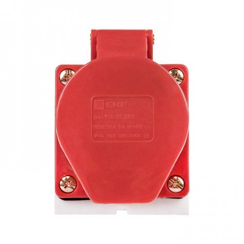 Розетка наружн. уст. 16А 3P+PE IP44 (114) EKF ps-114-16-380