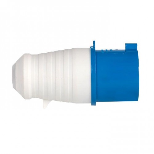 Вилка переносная 023 32А 2P+PE 220В IP44 EKF ps-023-32-220