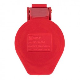 Розетка кабельная 16А 380В 3P+РЕ+N IP44 (215) EKF ps-215-16-380